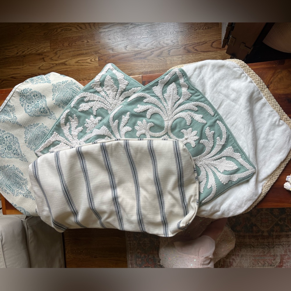 Set of Pillow Covers (Pier 1, Pottery Barn, & Custom)